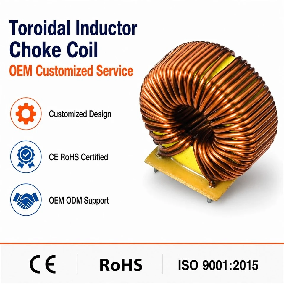 Toroidal induktorchokespole